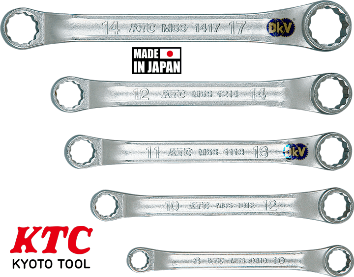 Bộ cờ lê ktc TM5S05 , ktc combination reversible ratcheting wrench set TM5S05 