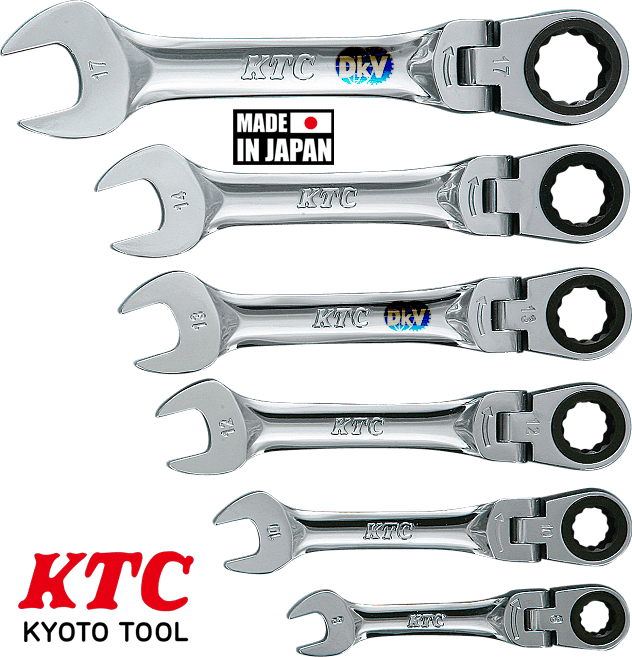 Bộ cờ lê ktc TMSR2S06 , ktc combination reversible ratcheting wrench set TMSR2S06 