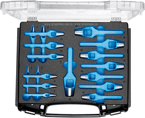 bo dot va duc gedore 1101-570500, gedore punch & chisel combination sets 1101-570500