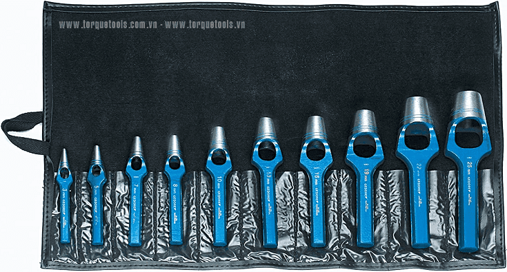 bo dot va duc gedore 570307, gedore punch & chisel combination sets 570307