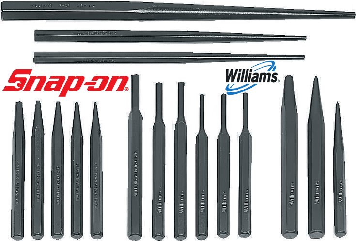 bo dot va duc snap-on pS-17 , snap-on punch & chisel combination sets pS-17