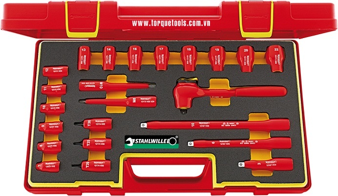 bo dung cu cach dien Stahlwille 12171/19/4 VDE, Stahlwille VDE Tools set 12171/19/4 VDE