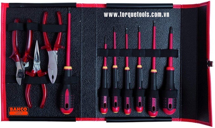 bo dung cu cach dien BAHCO 3045/1VDE, Bahco vde tools set 3045/1VDE
