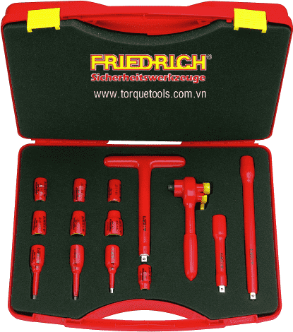 bo dung cu cach dien Friedrich 251495, Friedrich VDE tools set 251495