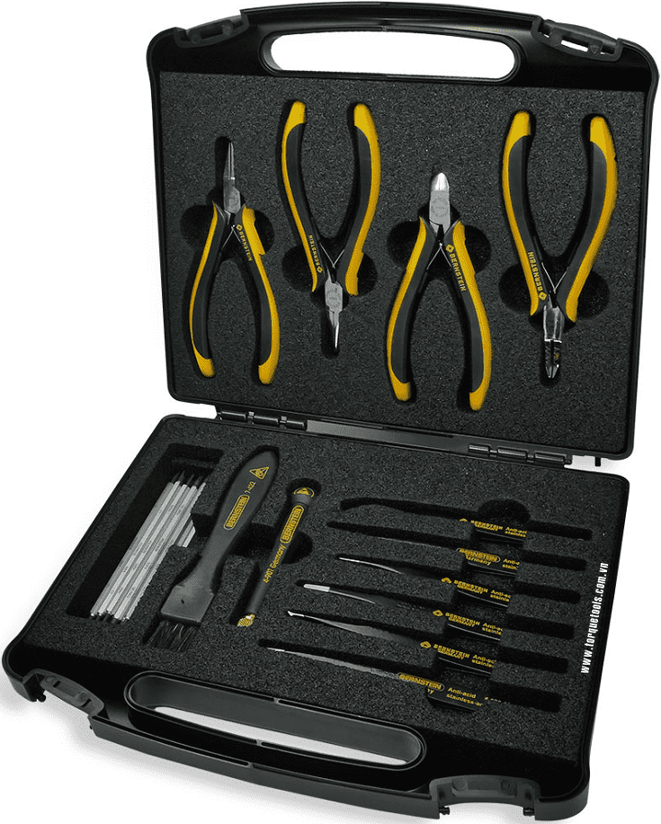bo dung cu chong tinh dien bernstein 2240, bernstein esd tools sets 2240
