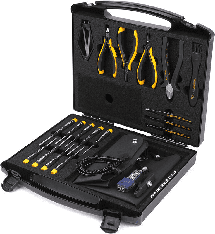 bo dung cu chong tinh dien bernstein 2280, bernstein esd tools sets 2280