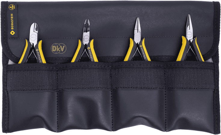 bo dung cu chong tinh dien bernstein 3-960 c, bernstein esd pliers sets 3-960 c