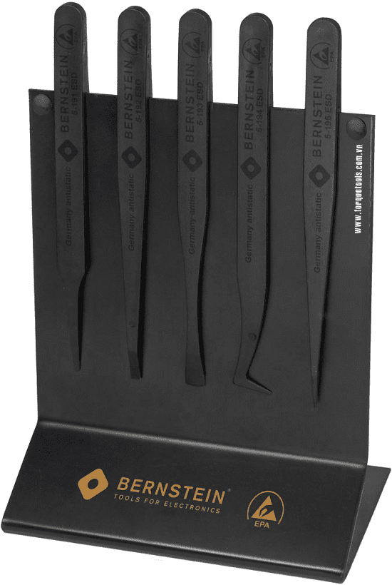 bo dung cu chong tinh dien bernstein 5-180, bernstein esd tweezers sets 5-180