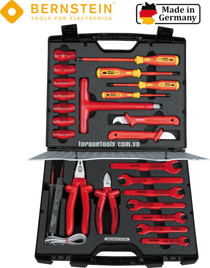BỘ DỤNG CỤ CÁCH ĐIỆN BERNSTEIN 8150-VDE | BERNSTEIN VDE TOOLS SET 8150-VDE |
