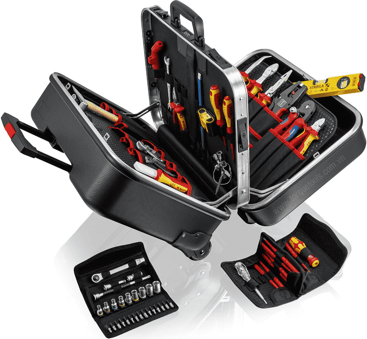 Bộ dụng cụ cách điện Knipex 00 21 42, Knipex VDE Tools Set 00 21 42