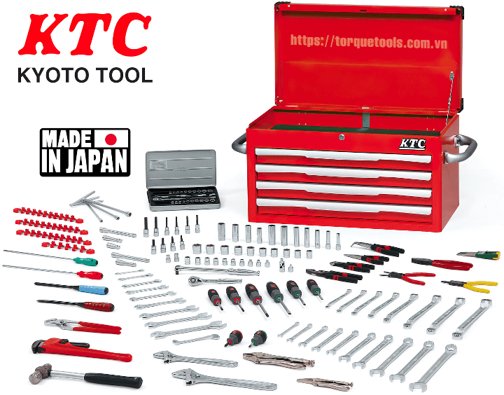 thung dung cu ktc SK8100AR , ktc mechanic tools sets SK8100AR