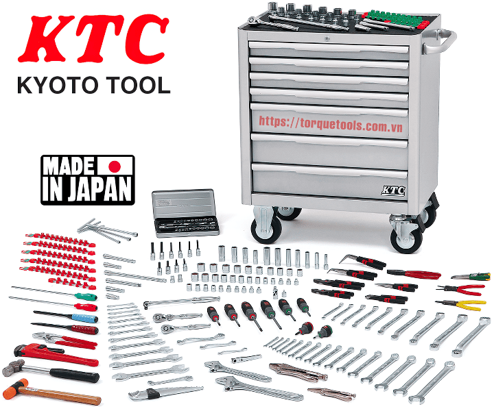thung dung cu ktc SK8300AR , ktc mechanic tools sets SK8300AR