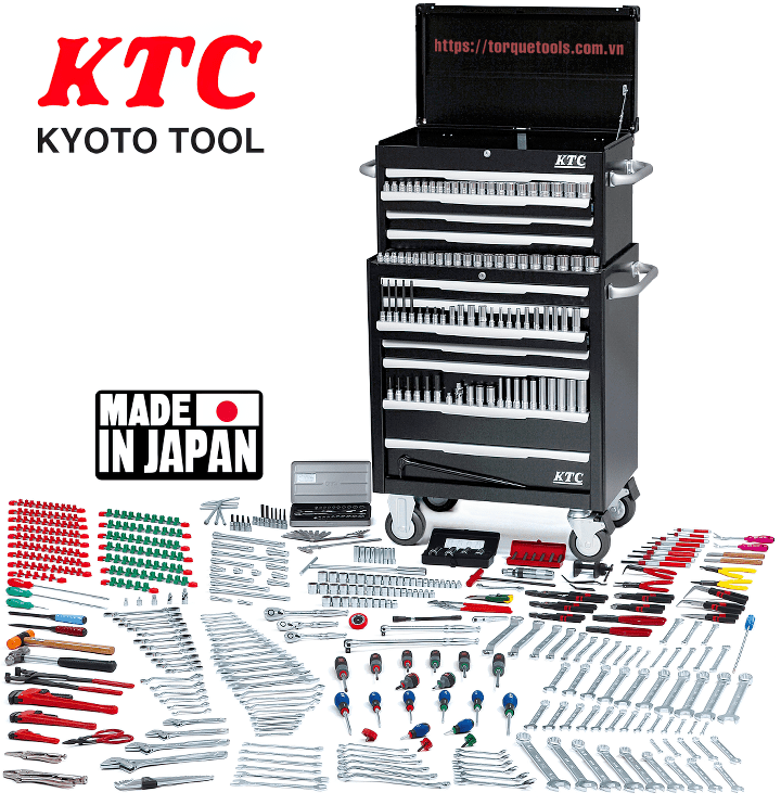 thung dung cu ktc SK8600ABK , ktc mechanic tools sets SK8600ABK