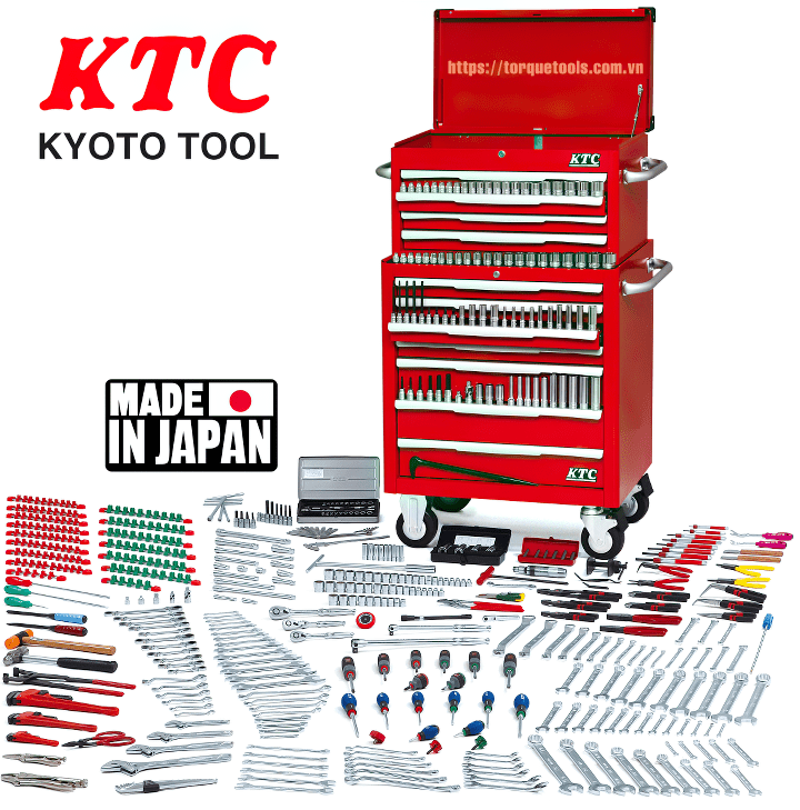 thung dung cu ktc SK8600AR , ktc mechanic tools sets SK8600AR 