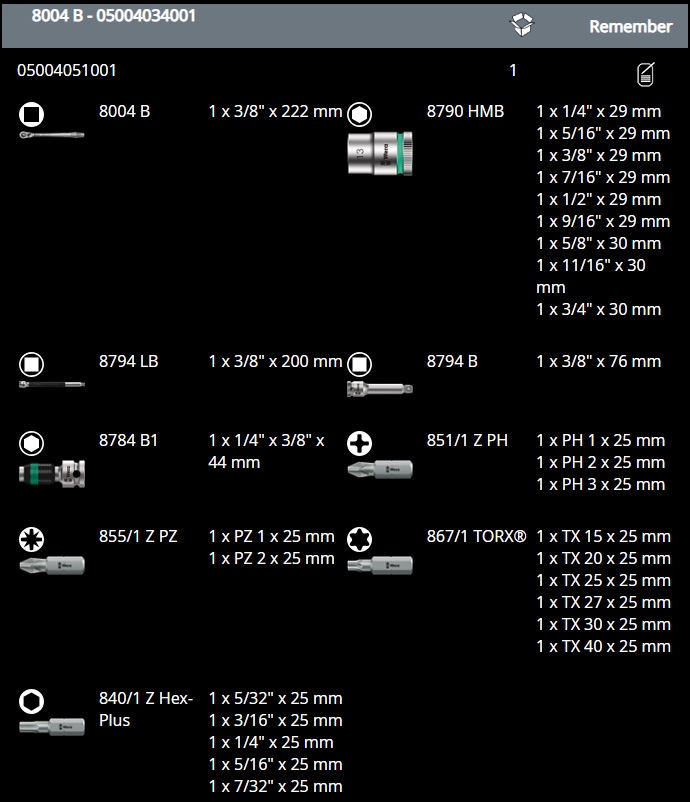 bo dung cu wera 05004051001, wera tools set 05004051001
