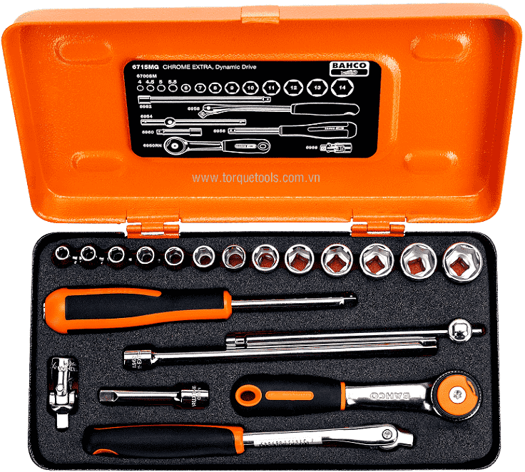 bo khau bahco 6715mg, bahco socket set 6715mg