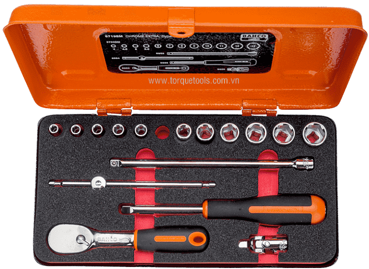 bo khau bahco 6719sm, bahco socket set 6719sm