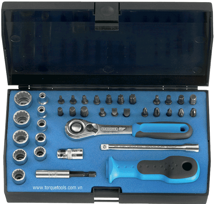 bo khau Gedore D 20 KAU-20, Gedore socket set D 20 KAU-20