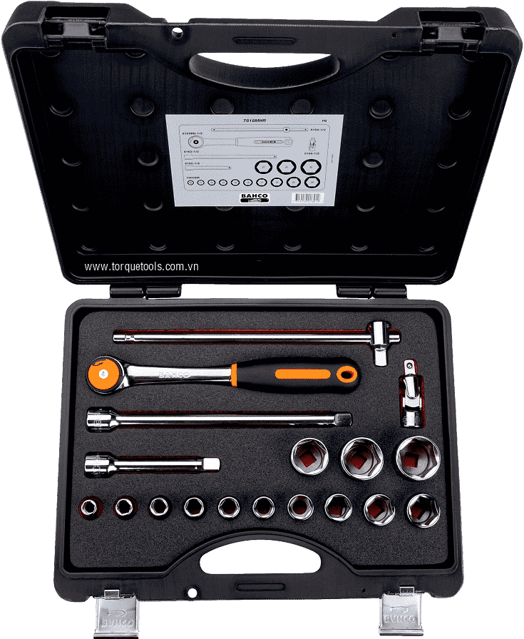 bo khau bahco 7818MHR, bahco socket set 7818MHR