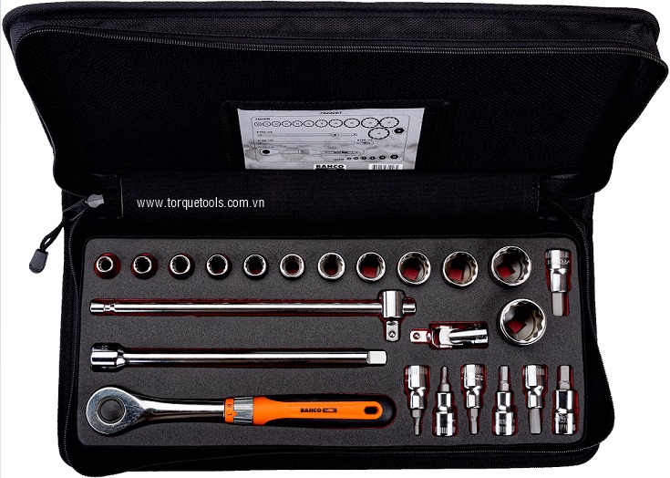 Bộ khẩu Bahco 7823DET, Bahco socket set 7823DET