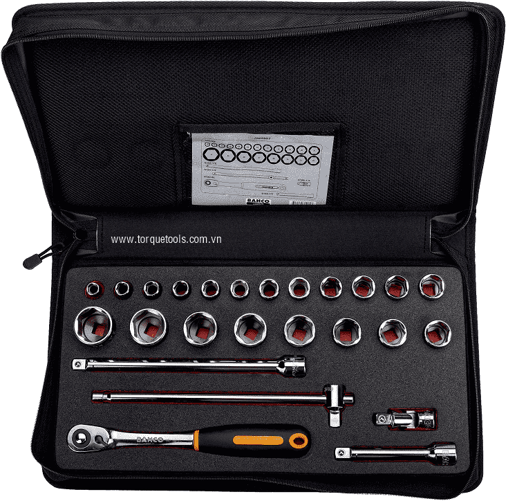 bo khau bahco 7825DST, bahco socket set 7825DST