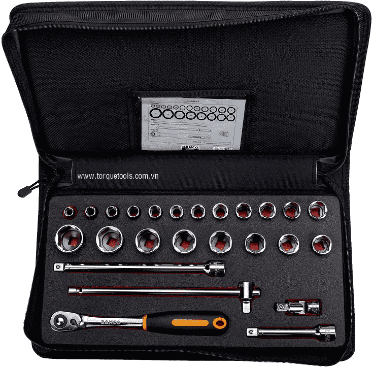 bo khau bahco 7825SST, bahco socket set 7825SST