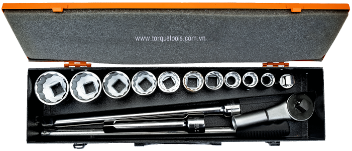 Bộ khẩu Bahco 8821MB , Bahco socket set 8821MB 