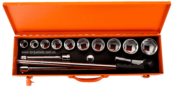 Bộ khẩu Bahco 8845NM, Bahco socket set 8845NM