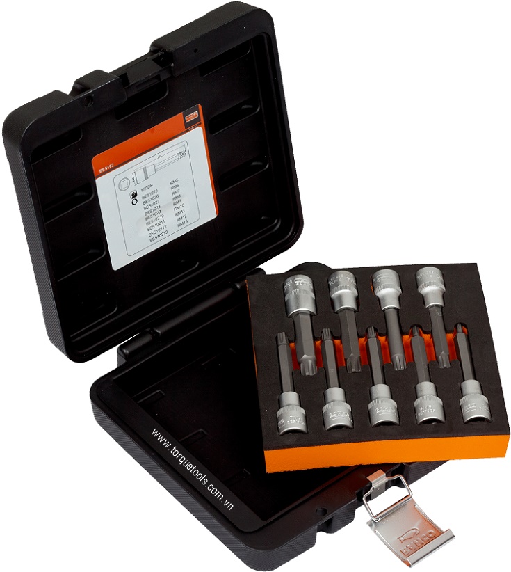 Bộ khẩu Bahco BE5102, Bahco socket set BE5102