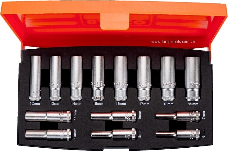 bo khau bahco S1214L, bahco socket set S1214L