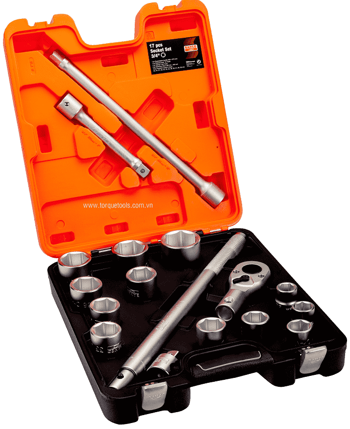 Bộ khẩu Bahco SLX 17, Bahco socket set SLX 17