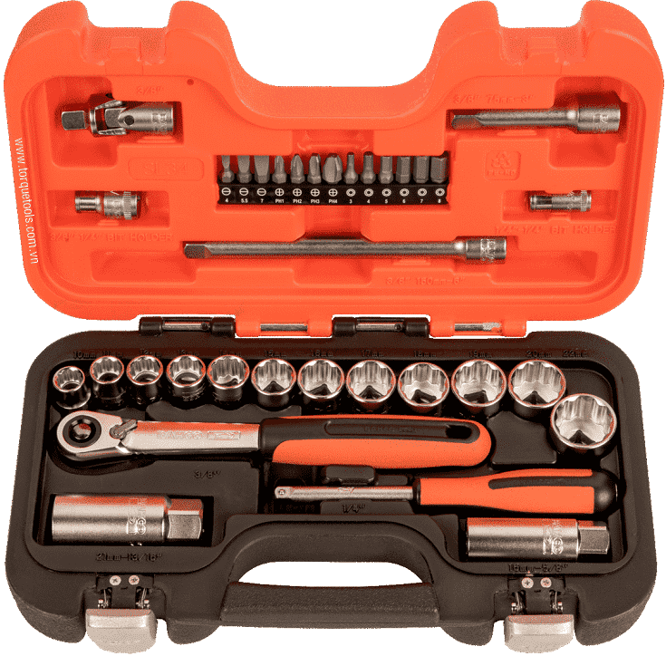 bo khau bahco SL34, bahco socket set SL34