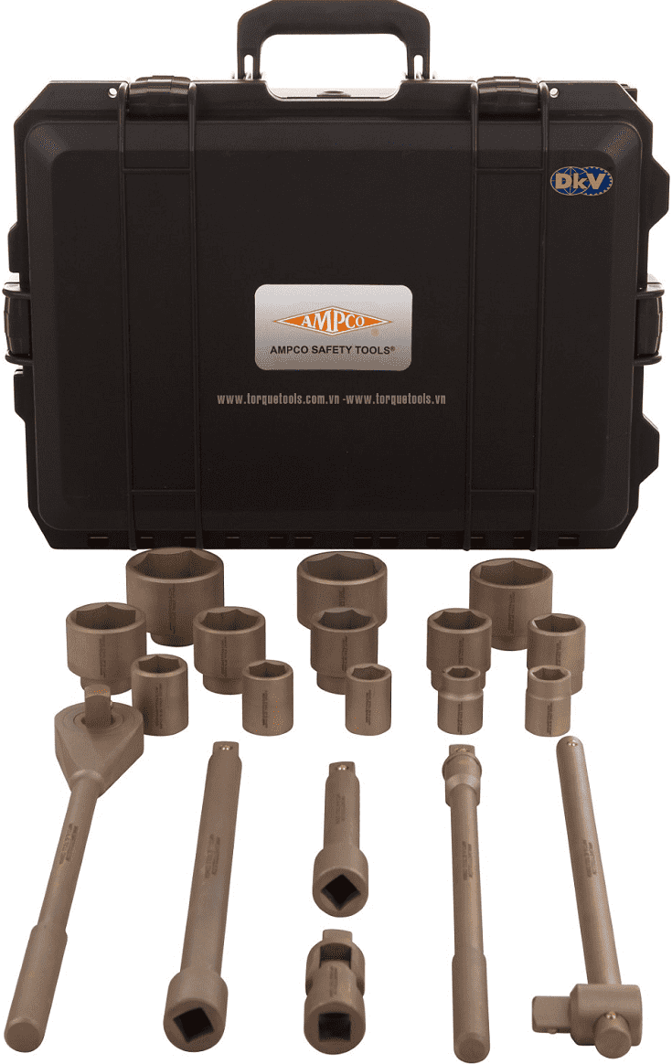 dung cu chong chay no ampco da9000, ampco non sparking tools set da9000