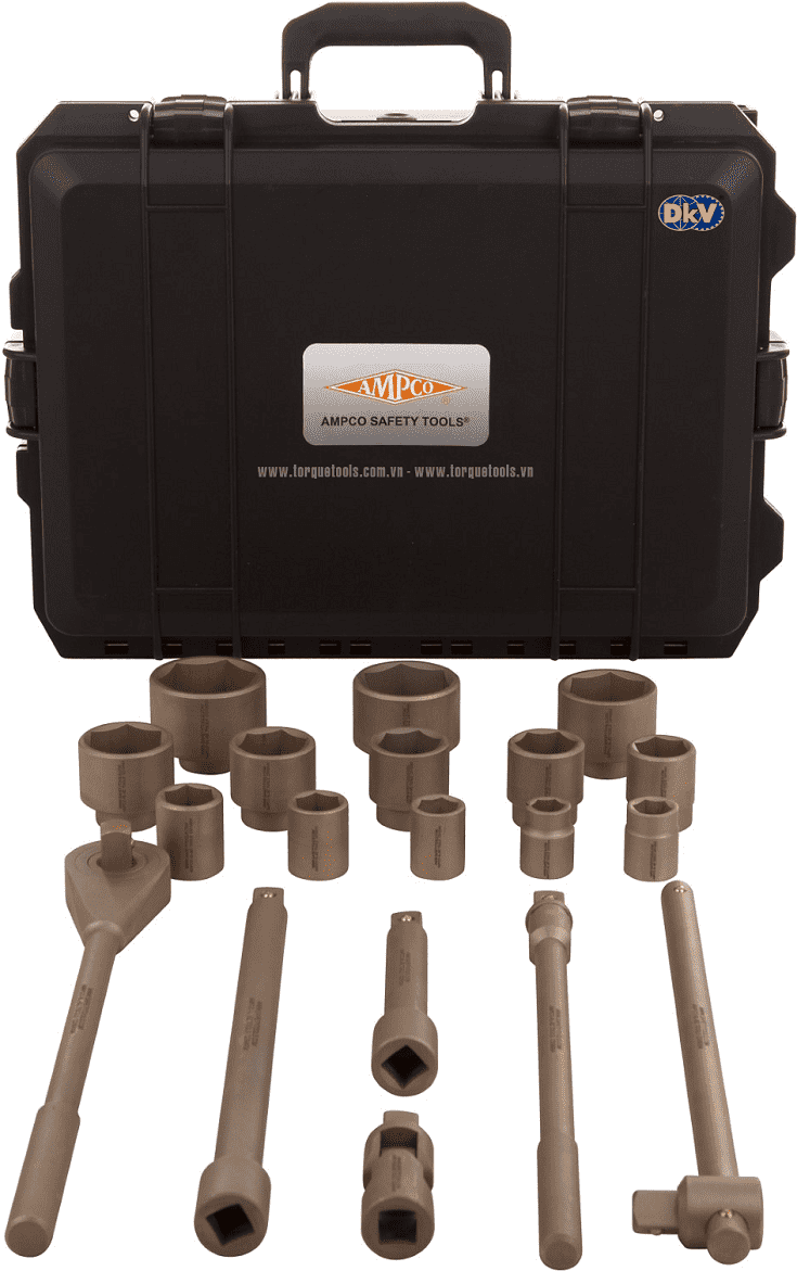 dung cu chong chay no ampco dd9000, ampco non sparking socket set dd9000