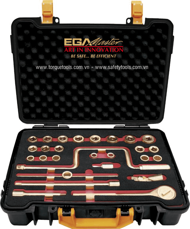 bo dung cu chong chay no egamaster 74272 , egamaster non sparking socket set 74272