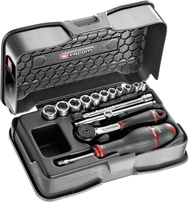 Bộ dụng cụ Facom R.161-1P6U , bộ khẩu Facom R.161-1P6U