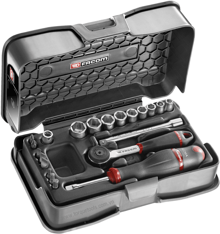 Bộ dụng cụ Facom R.161-3P6U , bộ khẩu Facom R.161-3P6U