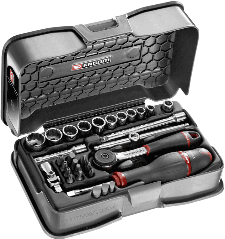 Bộ dụng cụ Facom R.161-4P12U , bộ khẩu Facom R.161-4P12U