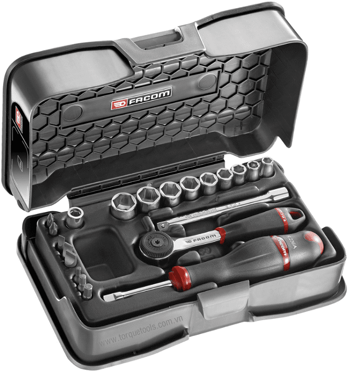 Bộ dụng cụ Facom R.161-4P6 , bộ khẩu Facom R.161-4P6