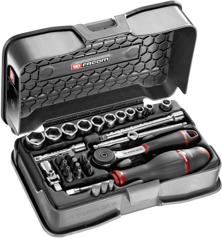 Bộ dụng cụ Facom R.161-4P6U , bộ khẩu Facom R.161-4P6U