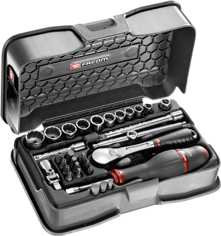 Bộ dụng cụ Facom RL.161-4P12U , bộ khẩu Facom RL.161-4P12U