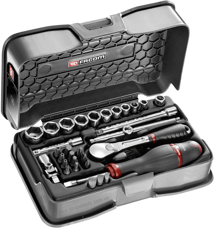 Bộ dụng cụ Facom RL.161-4P6U , bộ khẩu Facom RL.161-4P6U