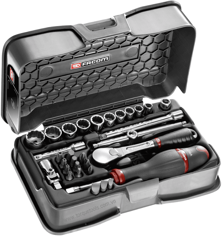 Bộ dụng cụ Facom RL.161-5P12 , bộ khẩu Facom RL.161-5P12