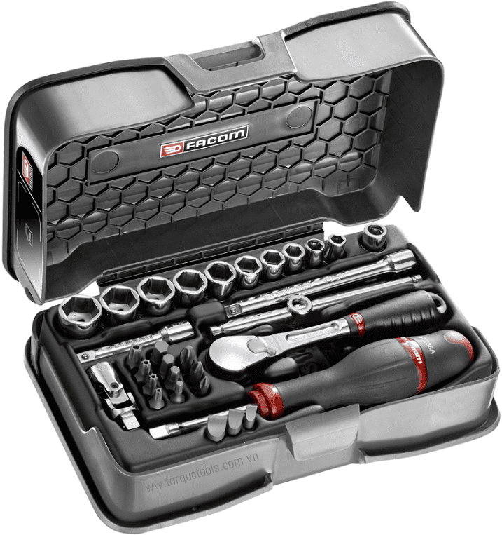 Bộ dụng cụ Facom RL.161-5P6 , bộ khẩu Facom RL.161-5P6