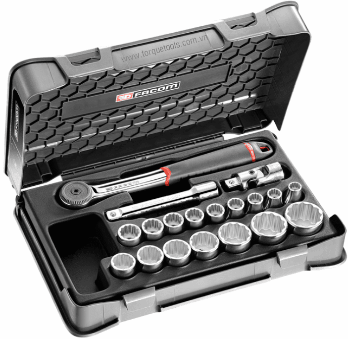 Bộ dụng cụ Facom S.161-2P12 , bộ khẩu Facom S.161-2P12
