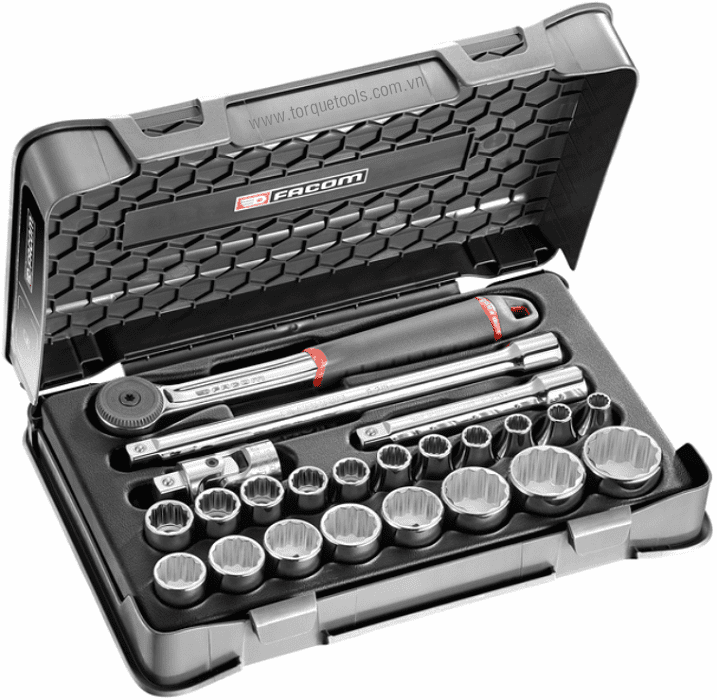 Bộ dụng cụ Facom S.161-3P12 , bộ khẩu Facom S.161-3P12