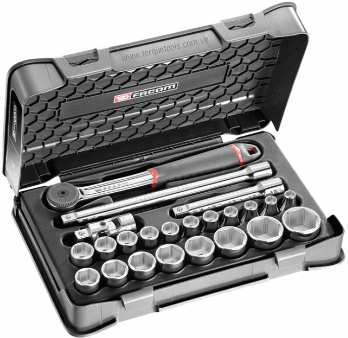 Bộ dụng cụ Facom S.161-3P6 , bộ khẩu Facom S.161-3P6