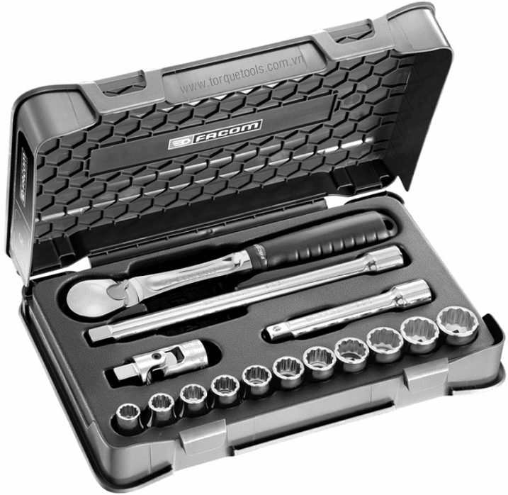 Bộ dụng cụ Facom SL.161-1P12U , bộ khẩu Facom SL.161-1P12U