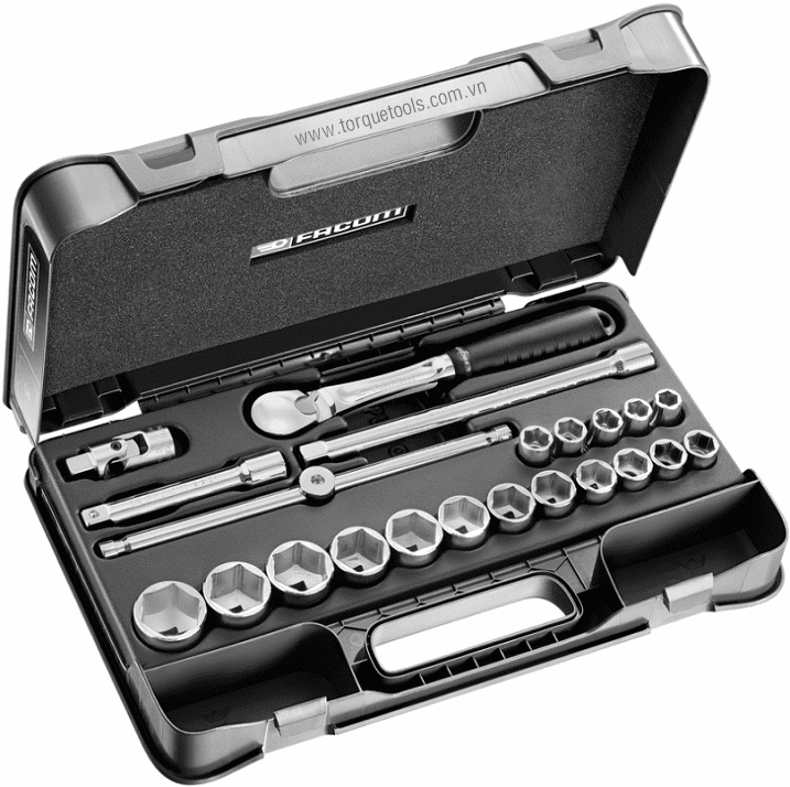 Bộ dụng cụ Facom SL.161-2P6U , bộ khẩu Facom SL.161-2P6U
