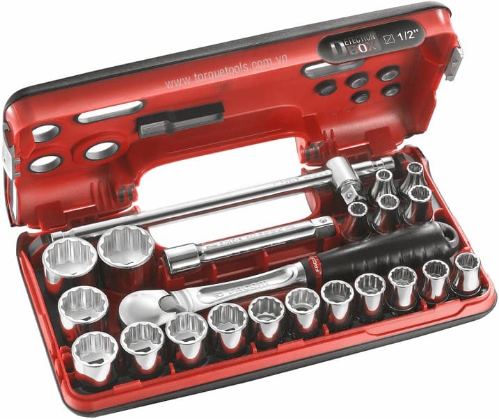 Bộ dụng cụ Facom SL.DBOX412 , bộ khẩu Facom SL.DBOX412